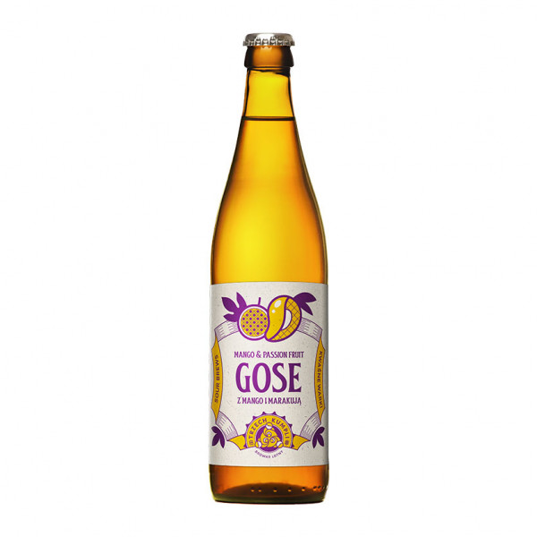 Gose with mango and passion fruit