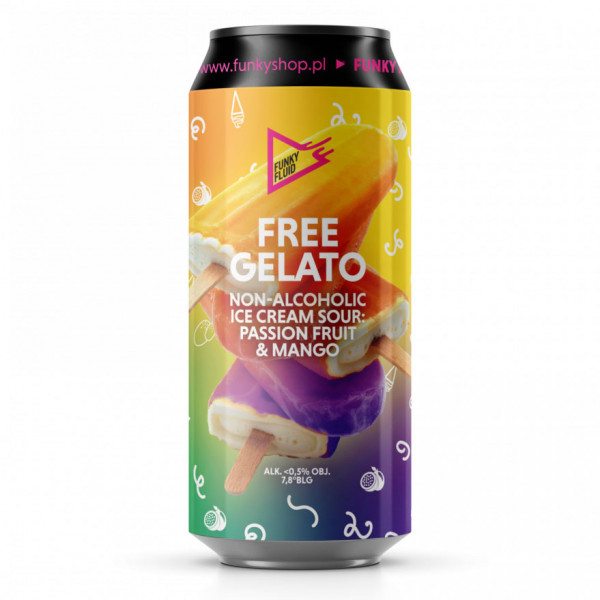Free Gelato: Passion Fruit & Mango  Funky Fluid - Manoalus