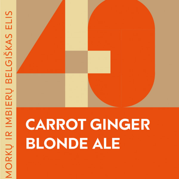 Carrot Ginger Blonde Ale