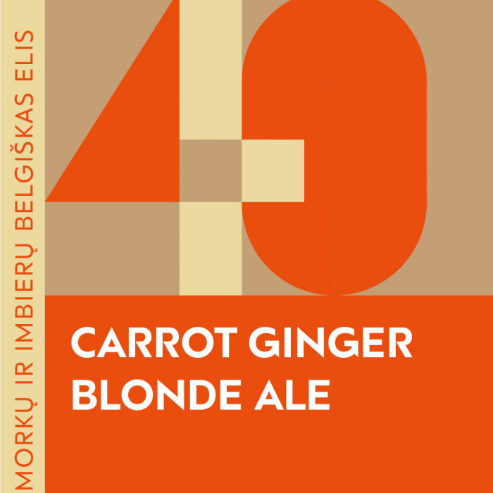 Carrot Ginger Blonde Ale | 
