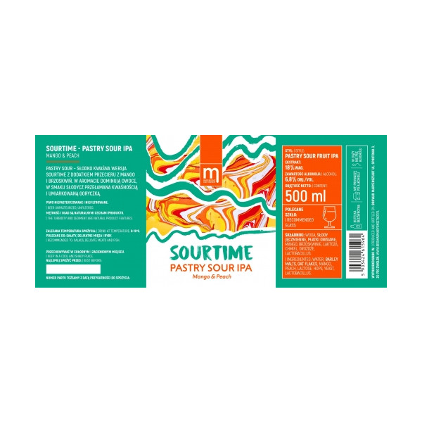 Sourtime Pastry Sour IPA Mango & Peach