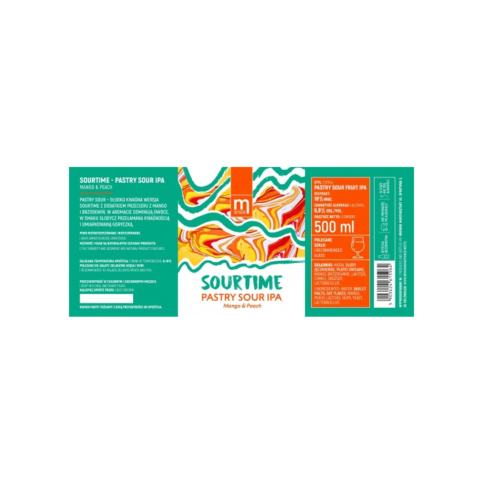Sourtime Pastry Sour IPA Mango & Peach | 