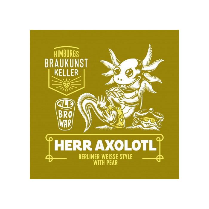 Herr Axolotl with Pear | 