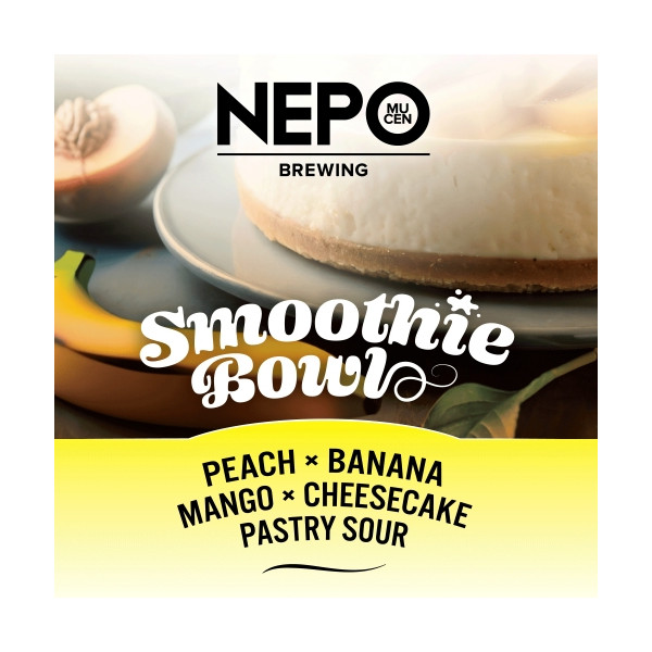Smoothie Bowl - Peach, Banana, Mango, Cheesecake