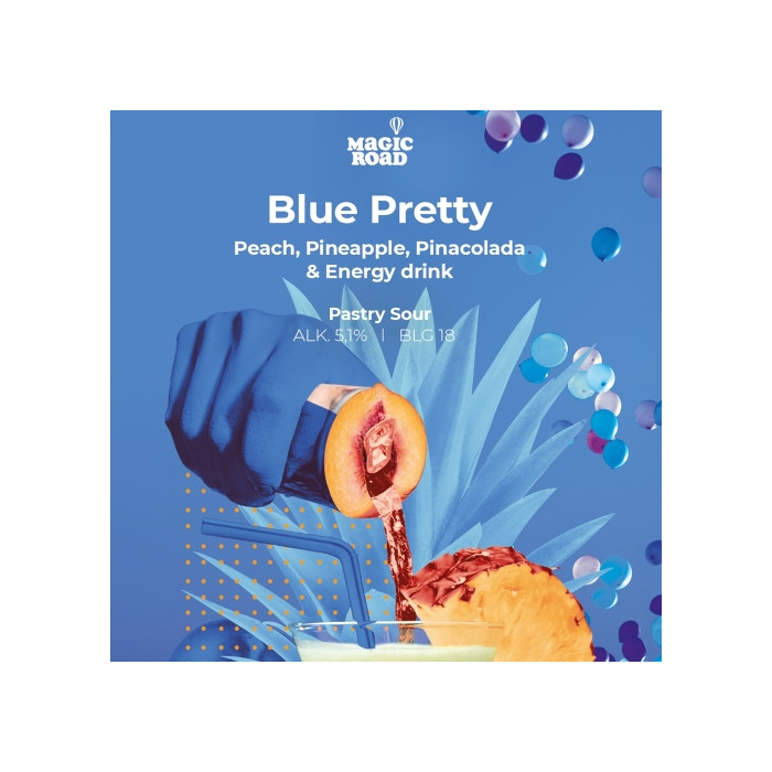 Blue Pretty - Peach, Pineapple, Pinacolada & Energy Drink | 