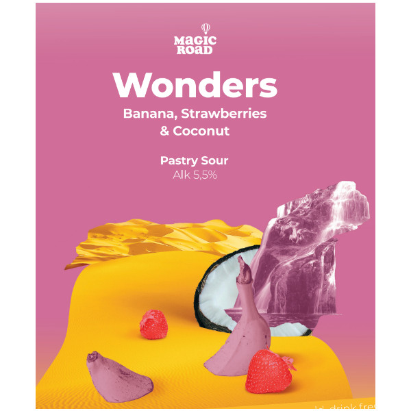 Wonders - Banana, Strawberries & Coconut