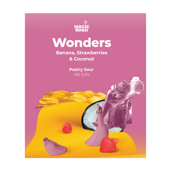 Wonders - Banana, Strawberries & Coconut | 