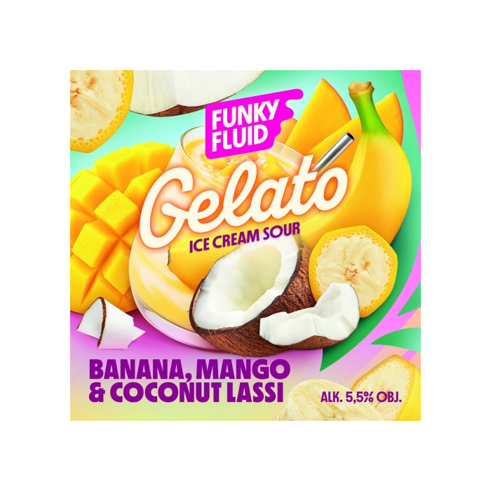 Gelato: Banana, Mango & Coconut Lassi | 