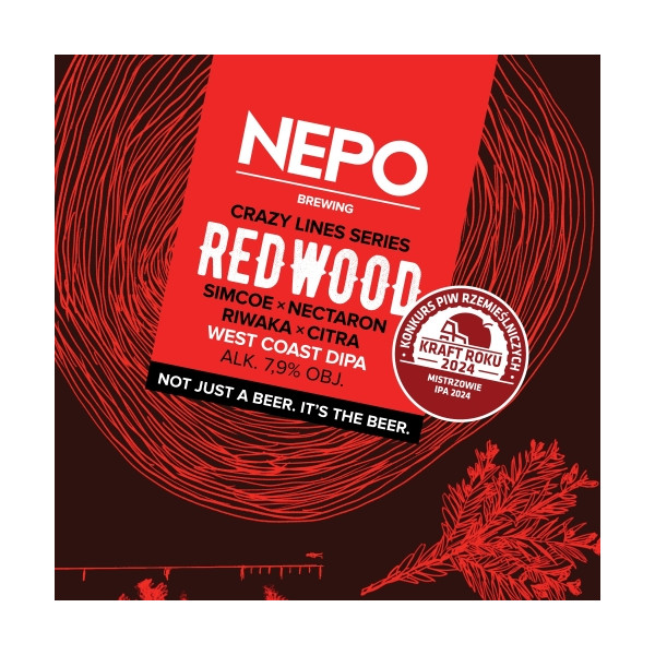 Red Wood - Crazy Lines Series