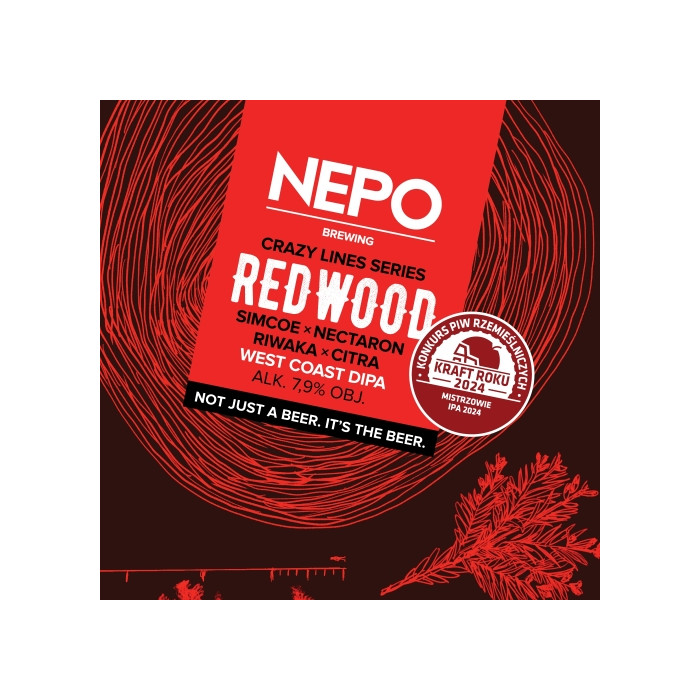 Red Wood - Crazy Lines Series | 