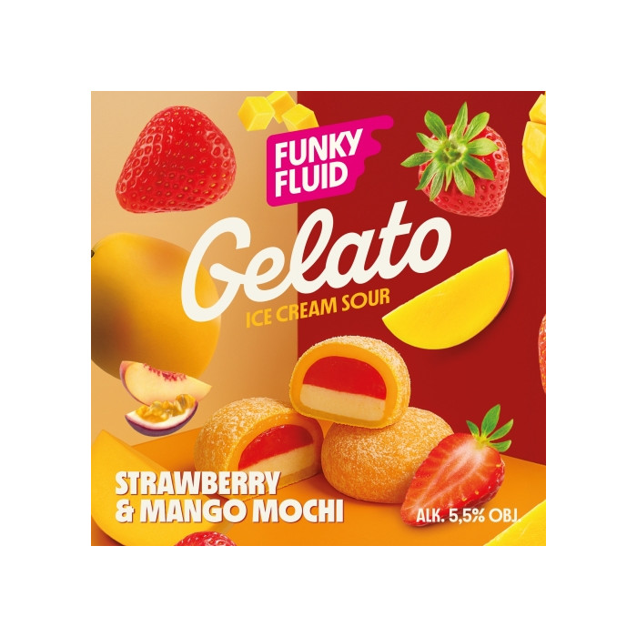 Gelato: Strawberry & Mango Mochi | 
