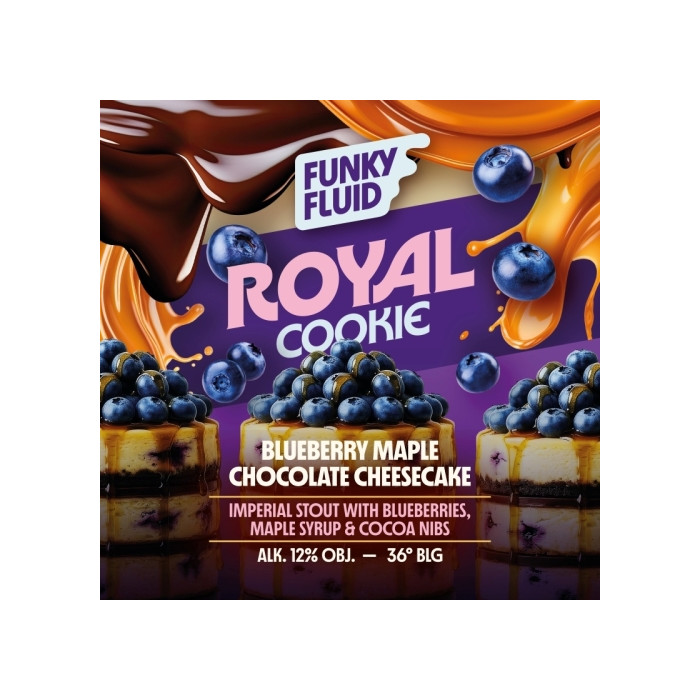 Royal Cookie: Blueberry Maple Chocolate Cheesecake | 