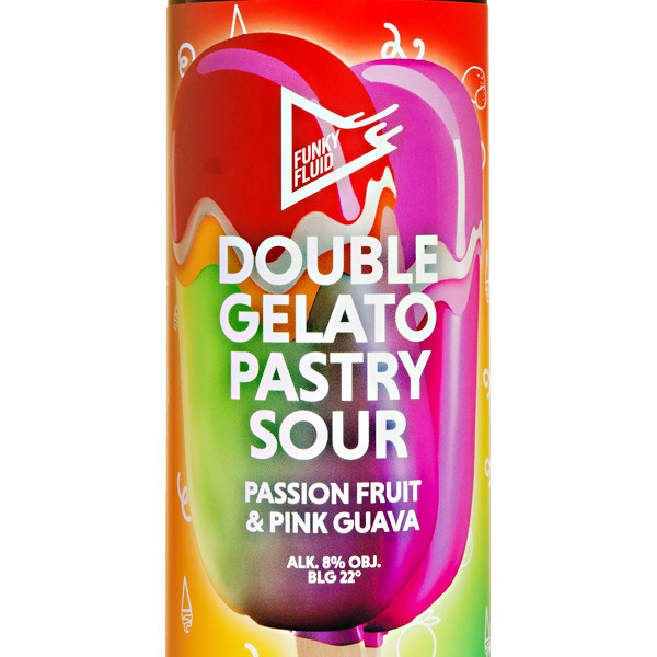 Double Gelato: Passion Fruit & Pink Guava
