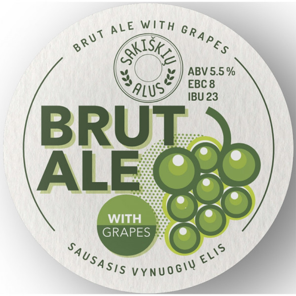 Brut Ale With Grapes